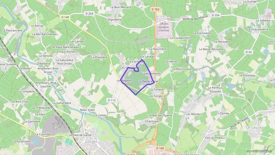 Maison 85 m² trois pièces à vendre à Gorges Maison 85 m² trois pièces à vendre à Gorges