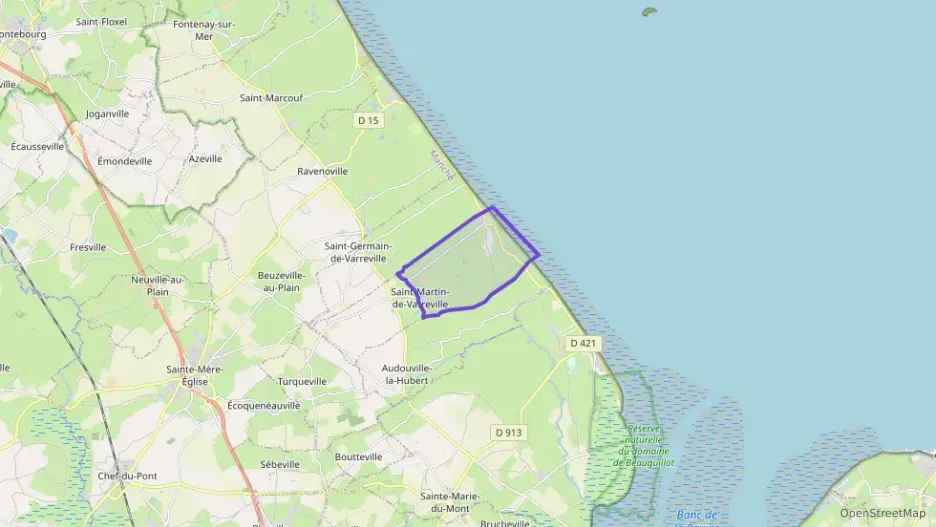 Maison 76 m² trois pièces à vendre à Saint-Martin-de-Varreville