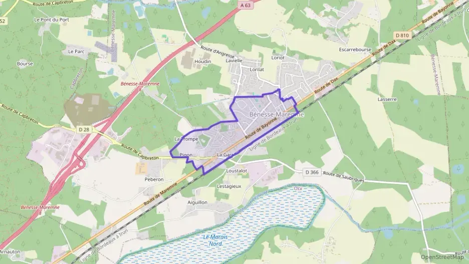 Maison 80 m² quatre pièces à vendre à Bénesse-Maremne