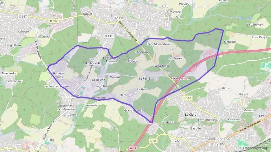 Maison 63 m² quatre pièces à vendre à Saubion Maison 63 m² quatre pièces à vendre à Saubion