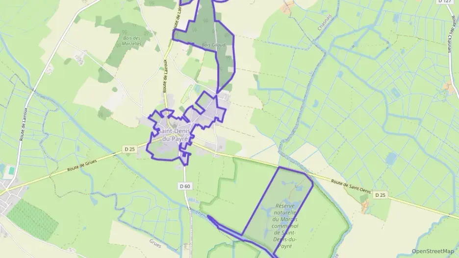 Maison 60 m² trois pièces à vendre à Saint-Denis-du-Payré