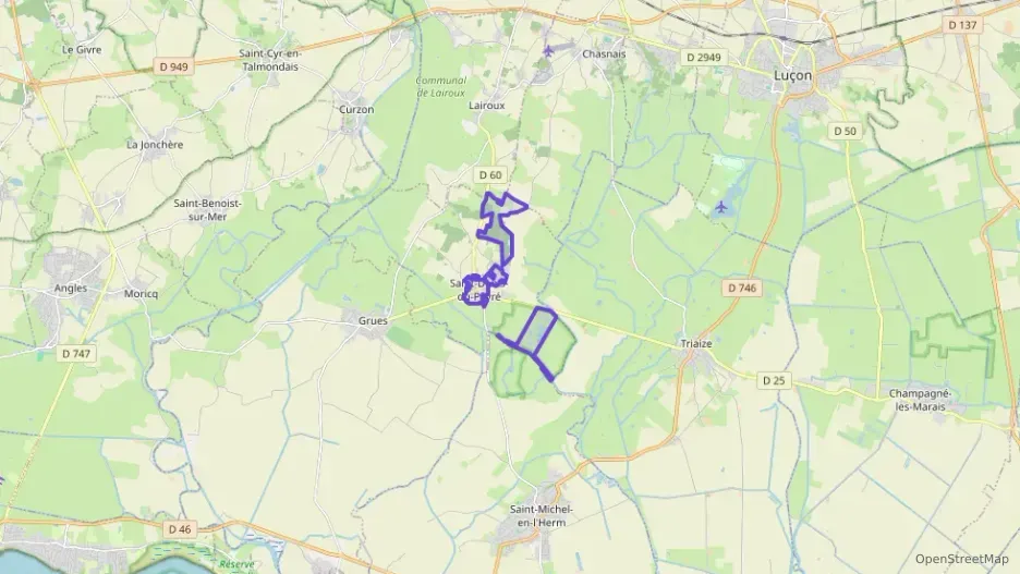 Maison 60 m² trois pièces à vendre à Saint-Denis-du-Payré