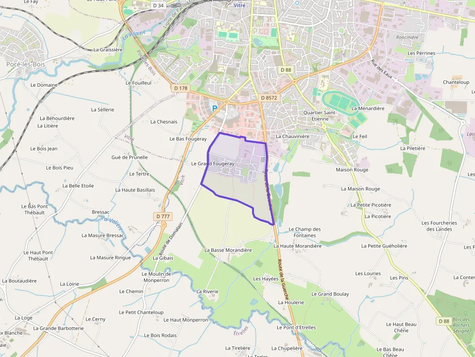 Maison 93 m² quatre pièces à vendre à Vitré