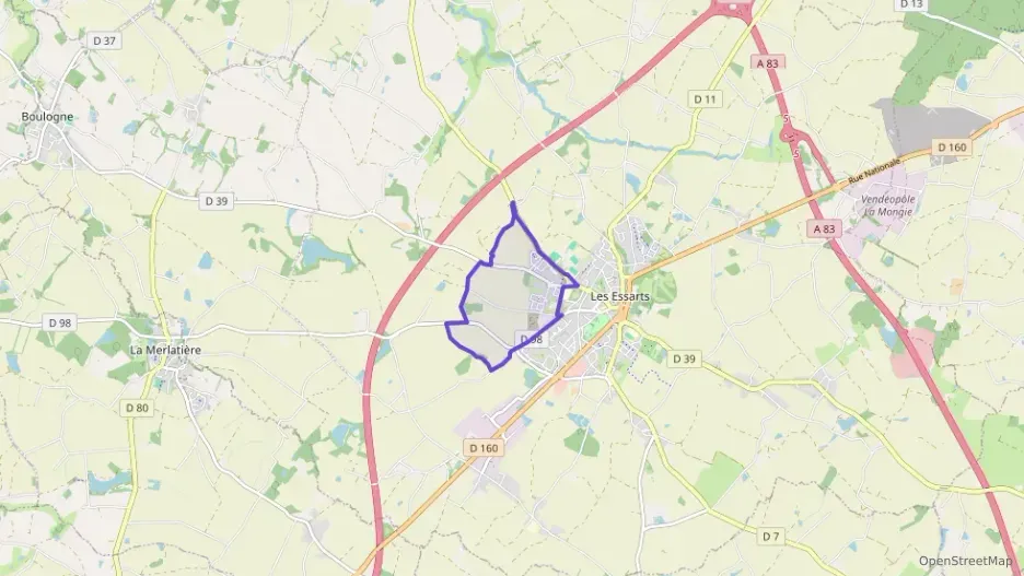 Maison 85 m² quatre pièces à vendre à Essarts-en-Bocage