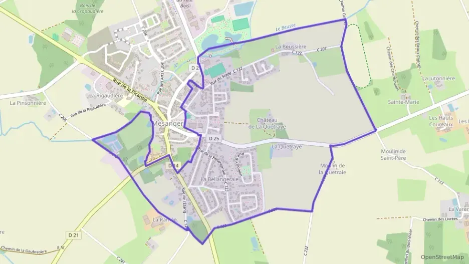 Maison 67 m² trois pièces à vendre à Mésanger