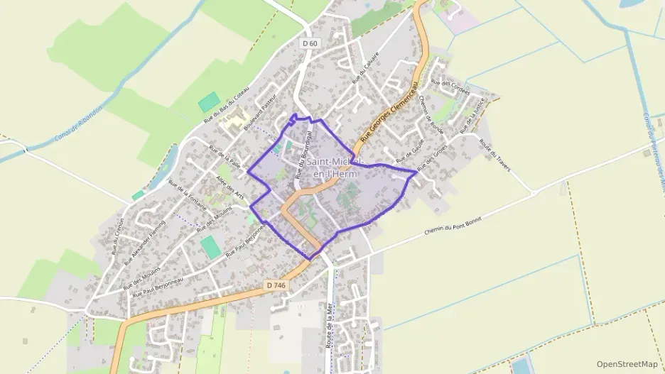 Maison 90 m² quatre pièces à vendre à Saint-Michel-en-l`Herm