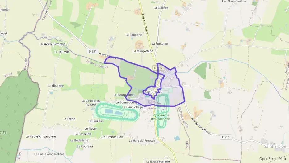 Maison 88 m² quatre pièces à vendre à Senonnes Maison 88 m² quatre pièces à vendre à Senonnes