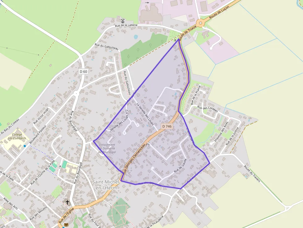 Maison 74 m² quatre pièces à vendre à Saint-Michel-en-l`Herm