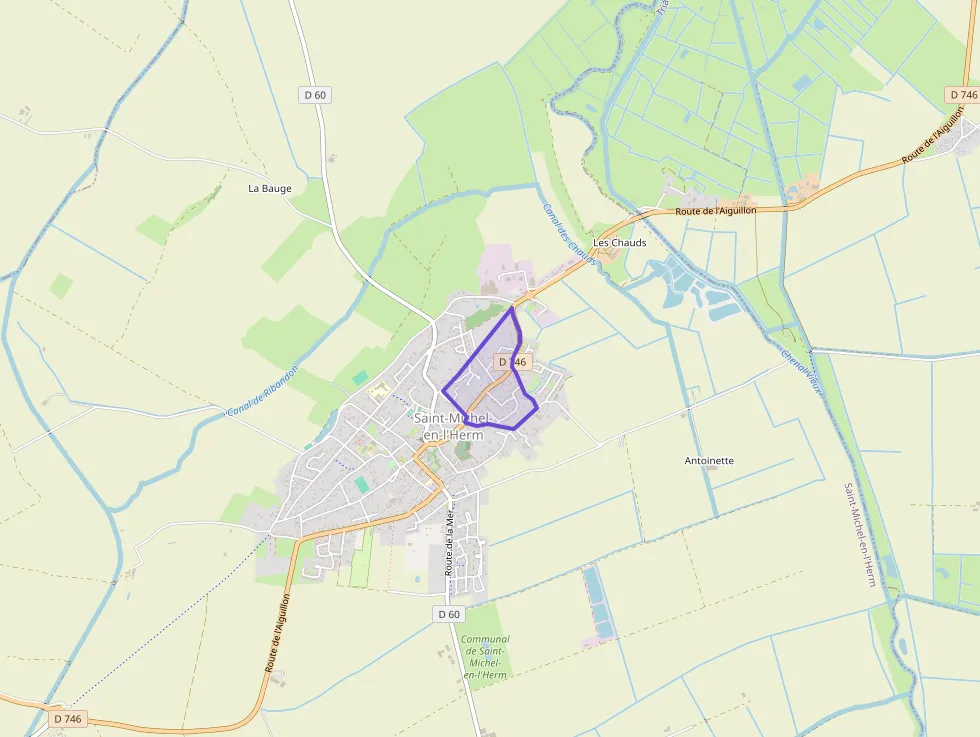 Maison 74 m² quatre pièces à vendre à Saint-Michel-en-l`Herm