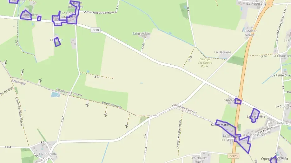 Maison 80 m² six pièces à vendre à Pouillé-les-Côteaux