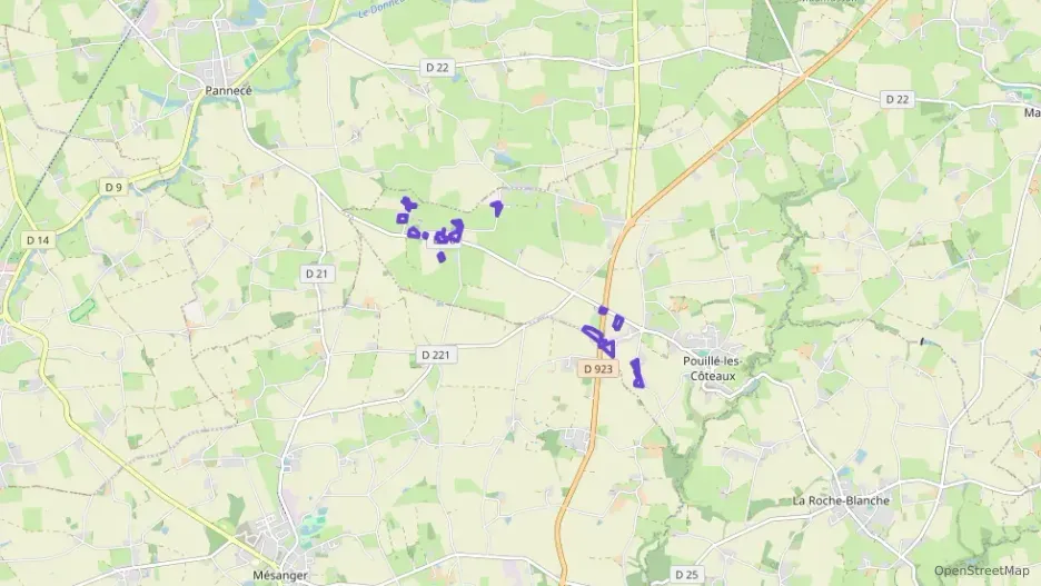 Maison 80 m² six pièces à vendre à Pouillé-les-Côteaux