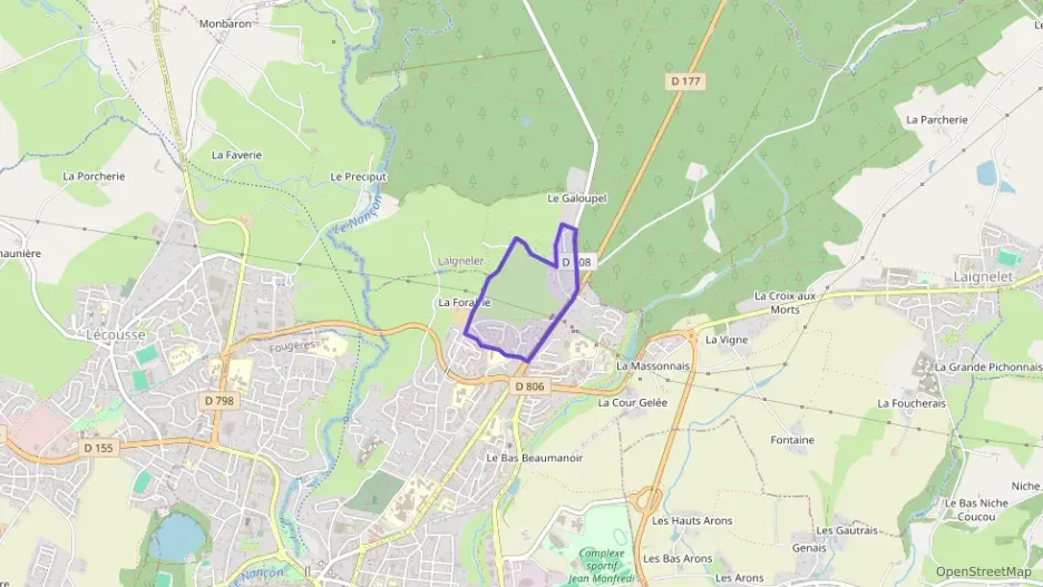 Maison 108 m² six pièces à vendre à Fougères