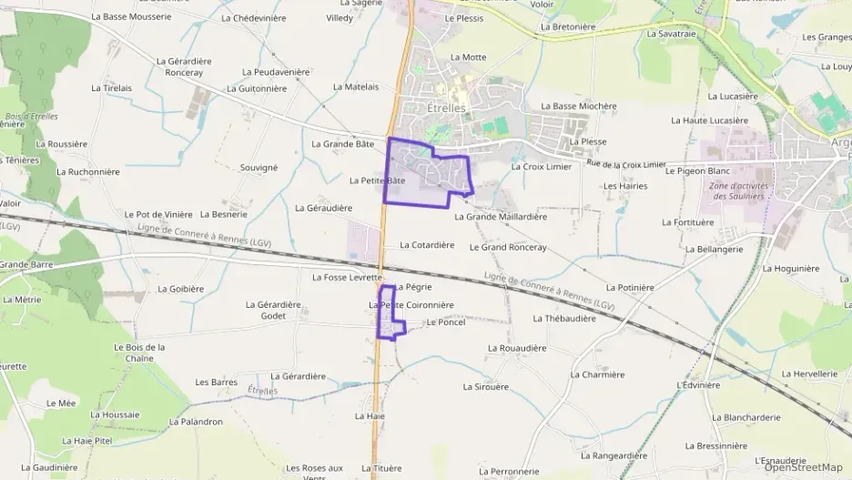 Maison 88 m² quatre pièces à vendre à Étrelles Maison 88 m² quatre pièces à vendre à Étrelles