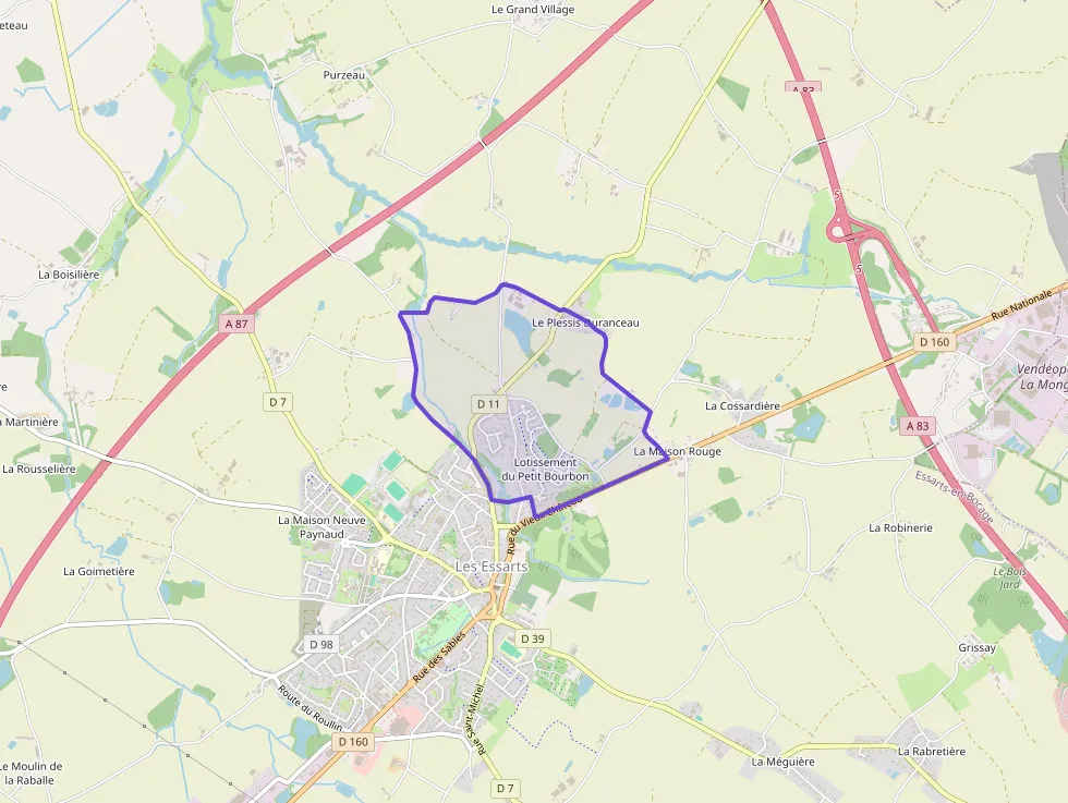 Maison 77 m² quatre pièces à vendre à Essarts-en-Bocage