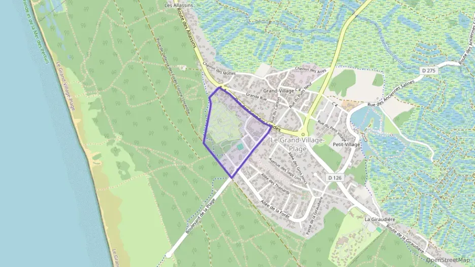 Maison 73 m² trois pièces à vendre à Le Grand-Village-Plage Maison 73 m² trois pièces à vendre à Le Grand-Village-Plage