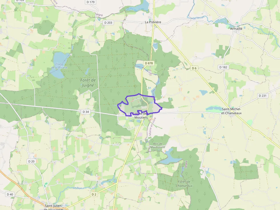 Maison 83 m² quatre pièces à vendre à Juigné-des-Moutiers