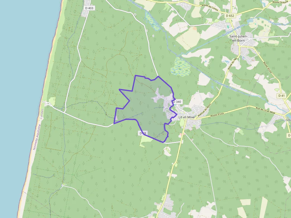 Maison 95 m² quatre pièces à vendre à Lit-et-Mixe