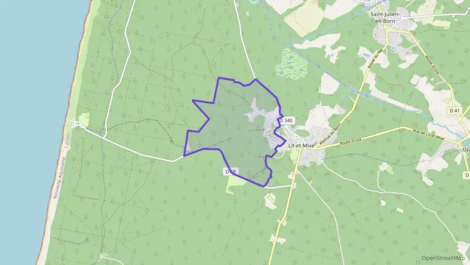 Maison 95 m² quatre pièces à vendre à Lit-et-Mixe