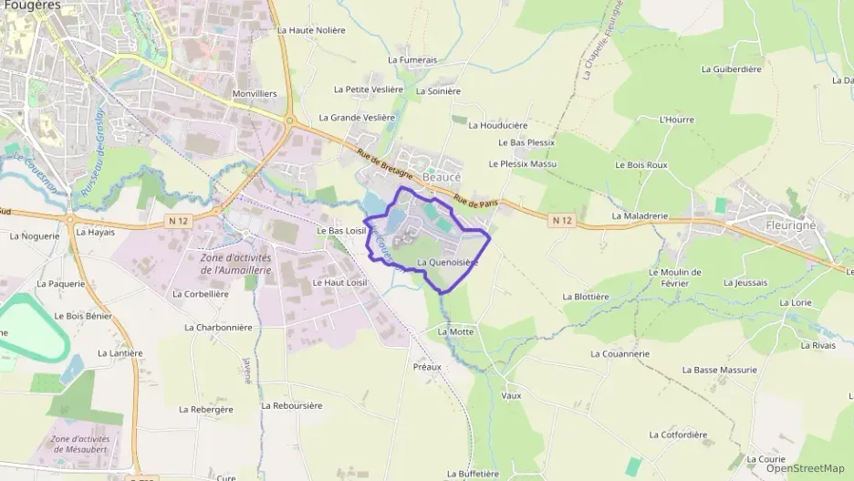 Maison 91 m² quatre pièces à vendre à Beaucé Maison 91 m² quatre pièces à vendre à Beaucé