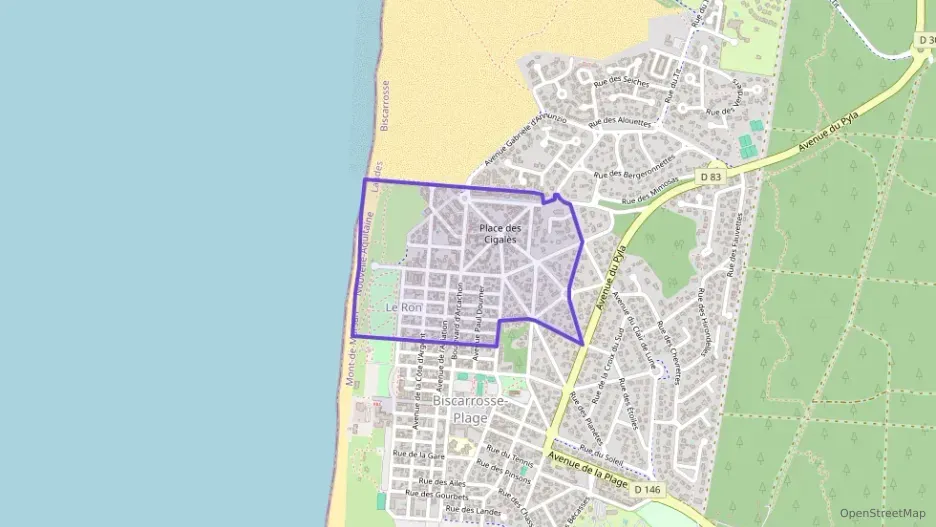 Maison 62 m² trois pièces à vendre à Biscarrosse Maison 62 m² trois pièces à vendre à Biscarrosse