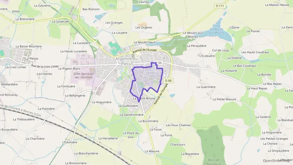 Maison 121 m² cinq pièces à vendre à Argentré-du-Plessis