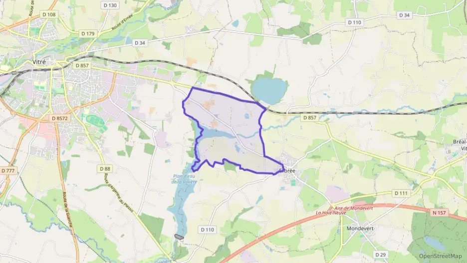 Maison 90 m² quatre pièces à vendre à Erbrée