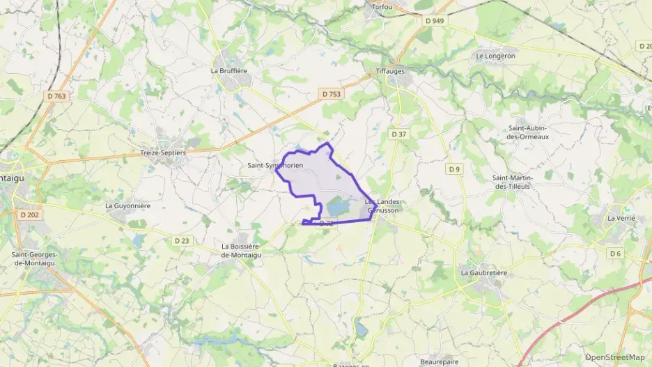 Maison 91 m² cinq pièces à vendre à Les Landes-Genusson