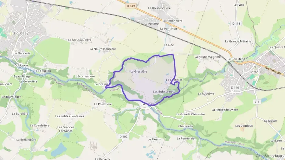 Maison 72 m² quatre pièces à vendre à Boussay Maison 72 m² quatre pièces à vendre à Boussay