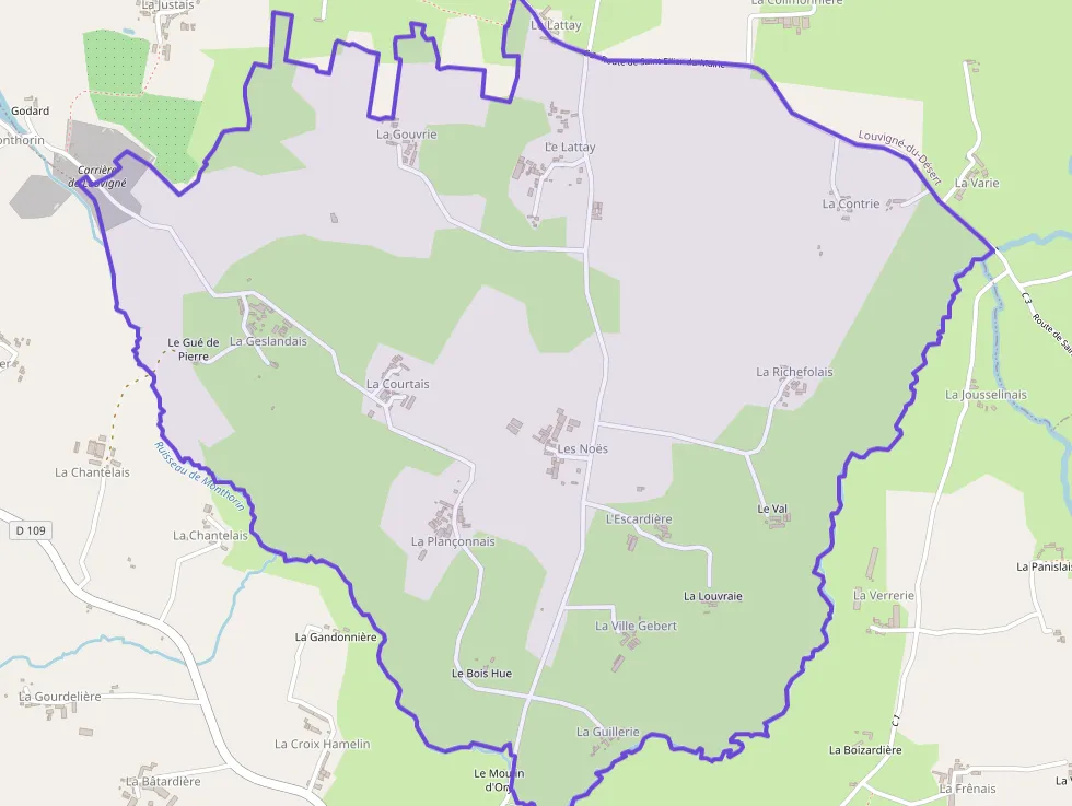 Maison 95 m² quatre pièces à vendre à La Bazouge-du-Désert