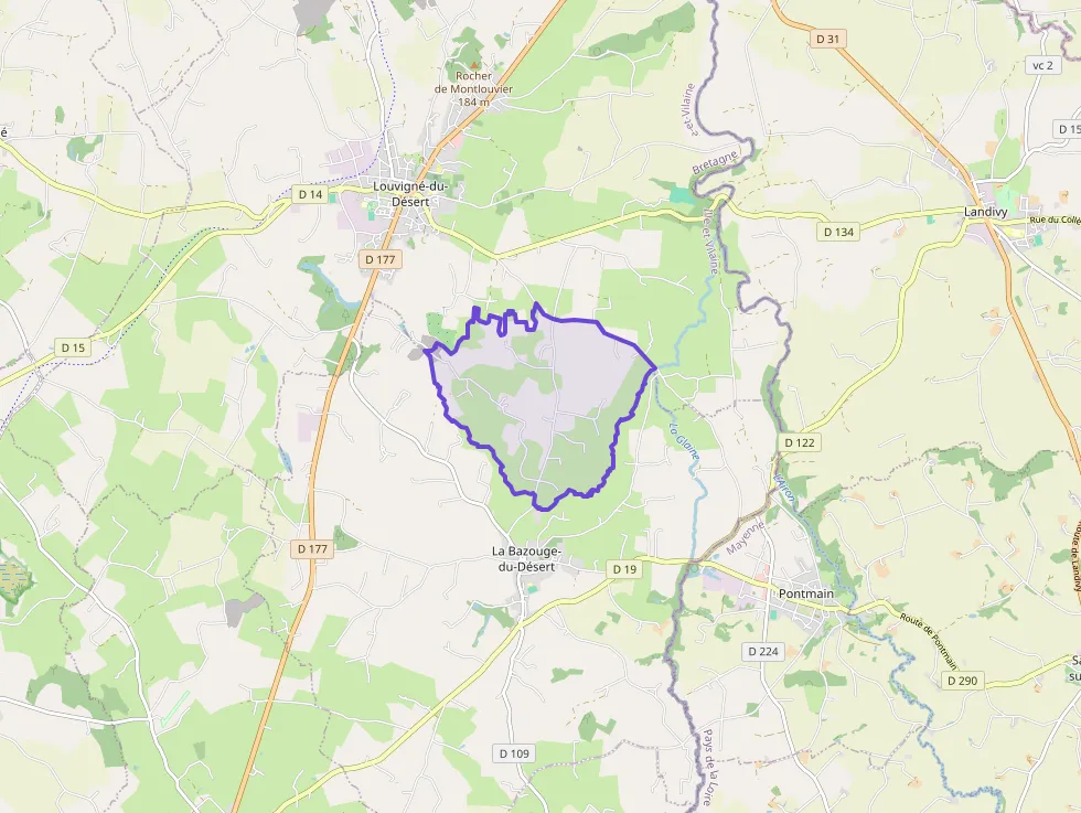 Maison 95 m² quatre pièces à vendre à La Bazouge-du-Désert