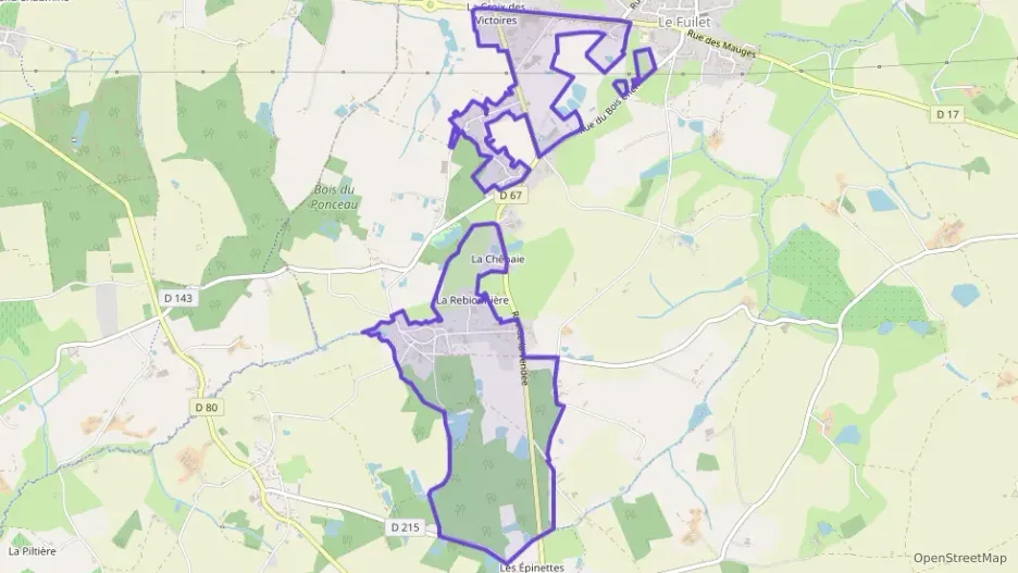 Maison 136 m² six pièces à vendre à Montrevault-sur-Èvre Maison 136 m² six pièces à vendre à Montrevault-sur-Èvre