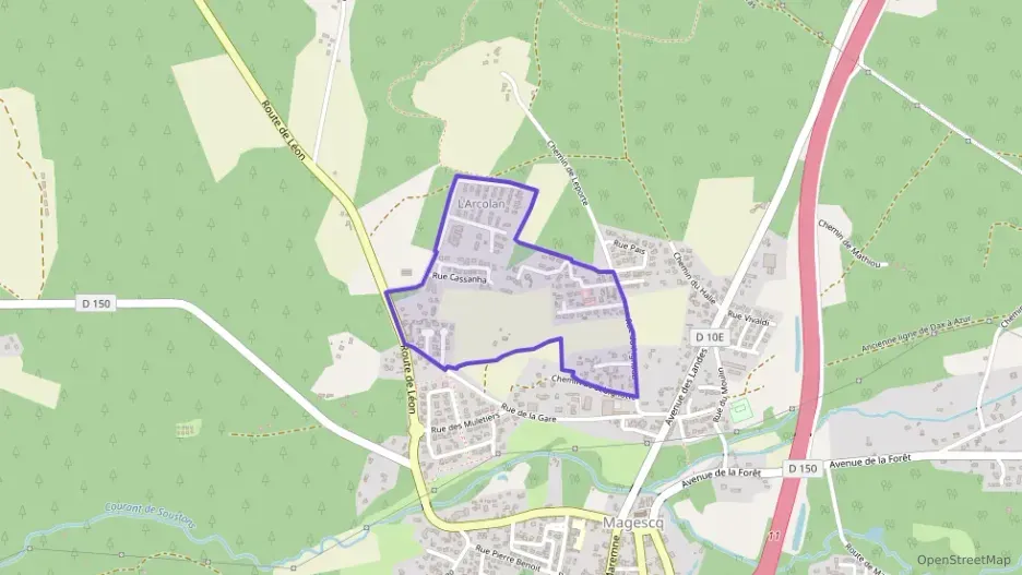 Maison 64 m² trois pièces à vendre à Magescq