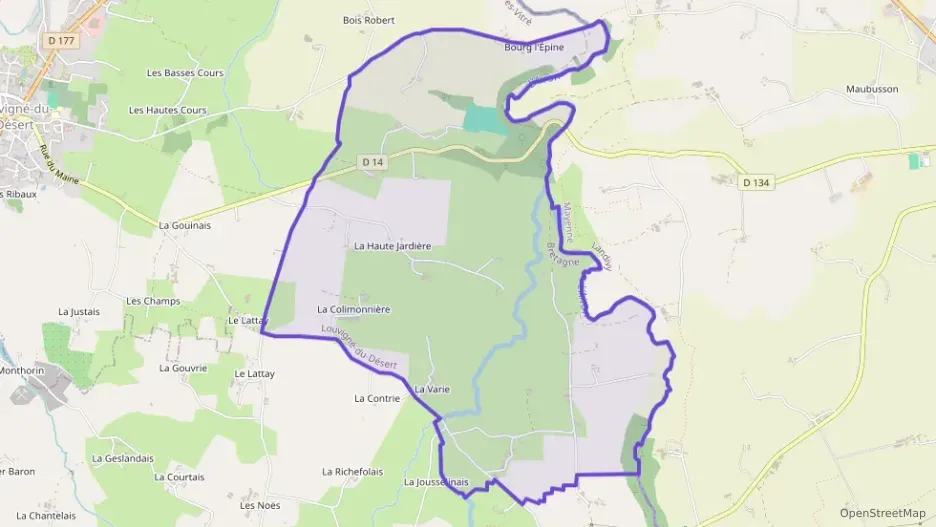 Maison 134 m² trois pièces à vendre à Louvigné-du-Désert