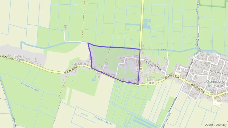 Maison 103 m² quatre pièces à vendre à Champagné-les-Marais