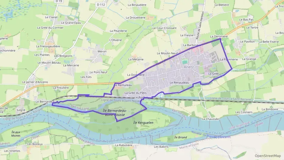 Maison 93 m² quatre pièces à vendre à Vair-sur-Loire