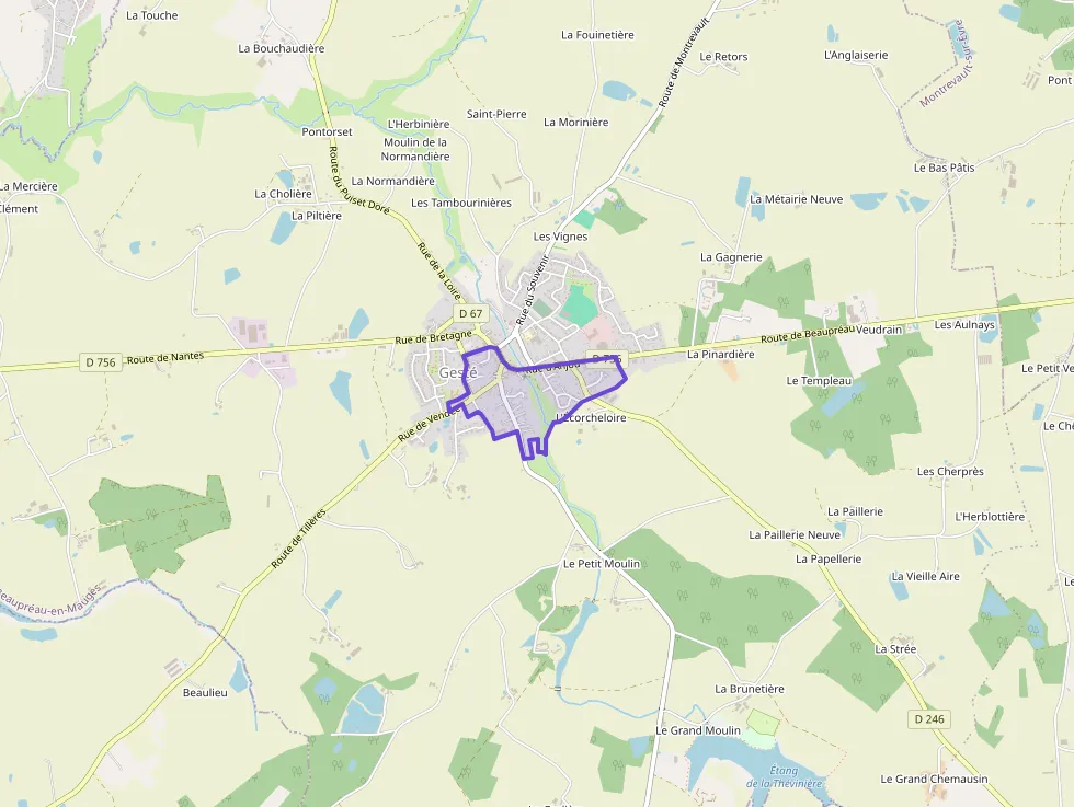 Maison 93 m² quatre pièces à vendre à Beaupréau-en-Mauges