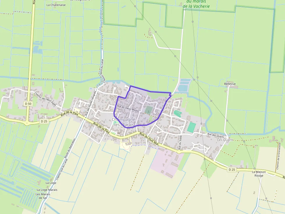 Maison 87 m² quatre pièces à vendre à Champagné-les-Marais