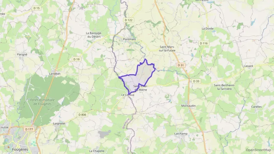 Maison 155 m² six pièces à vendre à Saint-Ellier-du-Maine