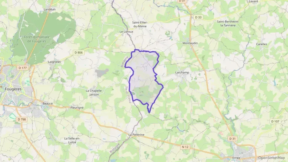 Maison 110 m² quatre pièces à vendre à Larchamp Maison 110 m² quatre pièces à vendre à Larchamp