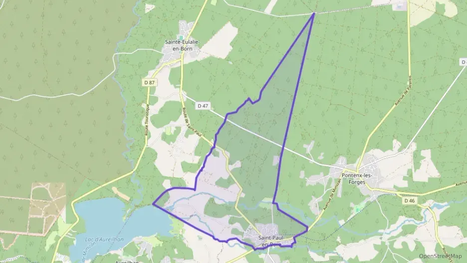 Maison 88 m² quatre pièces à vendre à Saint-Paul-en-Born Maison 88 m² quatre pièces à vendre à Saint-Paul-en-Born