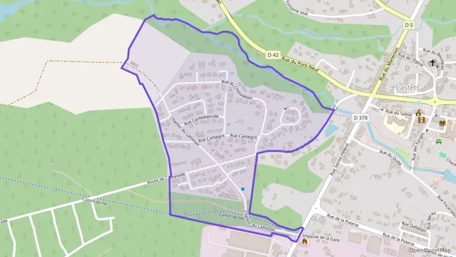 Maison 62 m² trois pièces à vendre à Castets
