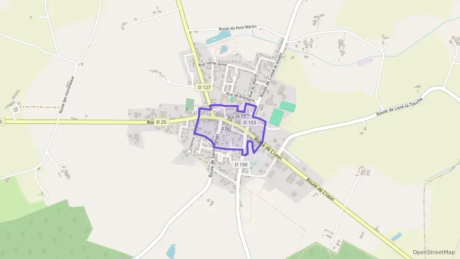 Maison 96 m² trois pièces à vendre à Ballots Maison 96 m² trois pièces à vendre à Ballots