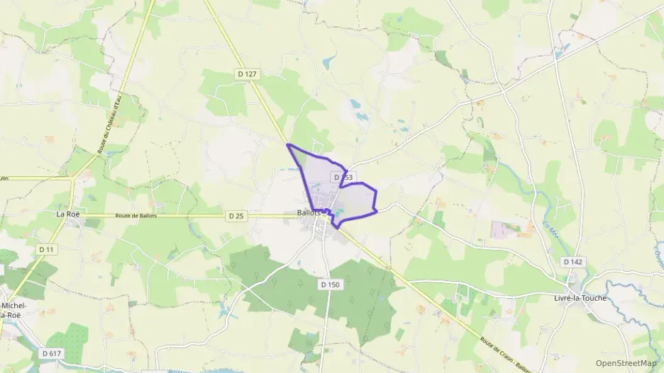 Maison 73 m² quatre pièces à vendre à Ballots Maison 73 m² quatre pièces à vendre à Ballots