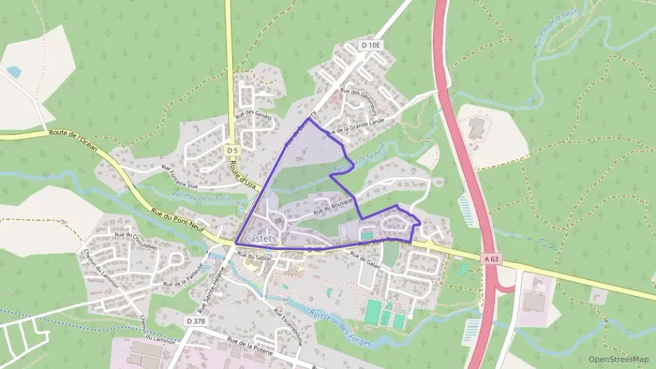 Maison 92 m² six pièces à vendre à Castets