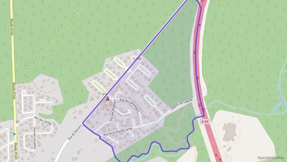 Maison 75 m² quatre pièces à vendre à Castets