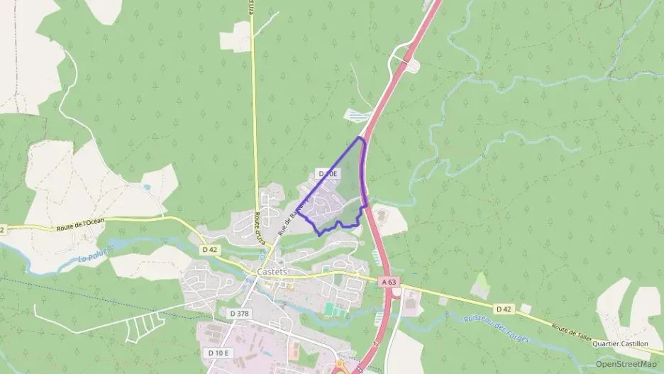 Maison 75 m² quatre pièces à vendre à Castets