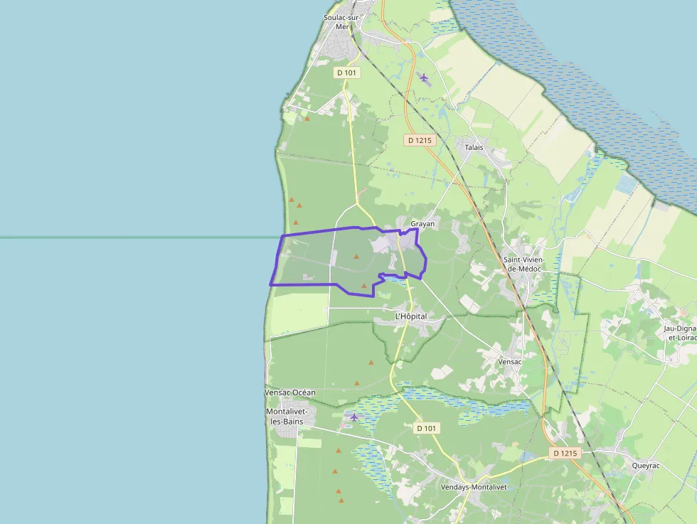 Maison 80 m² quatre pièces à vendre à Grayan-et-l`Hôpital