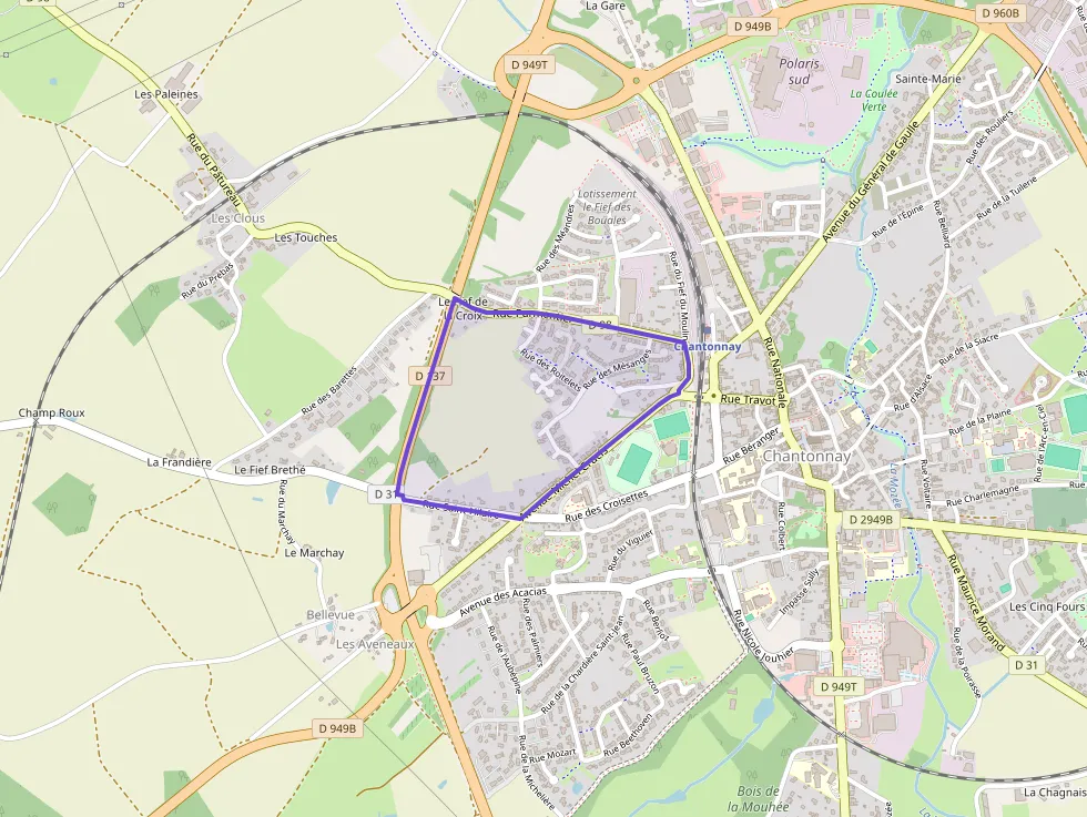 Maison 80 m² quatre pièces à vendre à Chantonnay