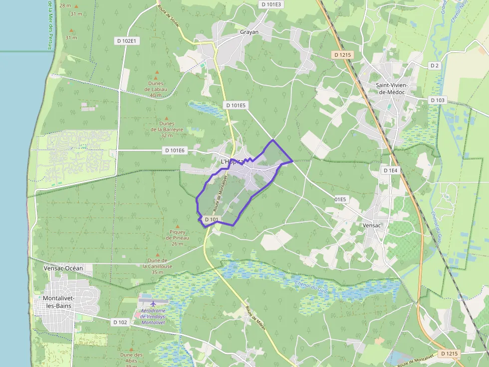 Maison 126 m² quatre pièces à vendre à Grayan-et-l`Hôpital