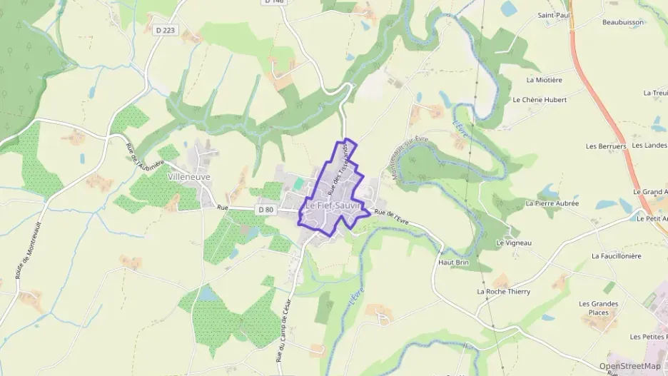 Maison 89 m² quatre pièces à vendre à Montrevault-sur-Èvre